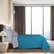 Κουβερλί ultrasonic Marisol 100% microfiber σε χρώμα Emerald-grey διαστάσεων 220x240cm Κουβερλί ultrasonic Marisol 100% microfiber σε χρώμα Emerald-grey διαστάσεων 220x240cm