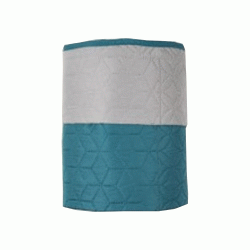 Κουβερλί ultrasonic Sam 100% microfiber emerald-grey  διαστάσεων 160x220cm