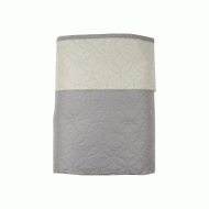 Κουβερλί ultrasonic Sam 100% microfiber διαστάσεων 160x220cm σε χρώμα Grey-L.grey Κουβερλί ultrasonic Sam 100% microfiber διαστάσεων 160x220cm σε χρώμα Grey-L.grey