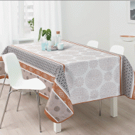 Τραπεζομάντηλο αλέκιαστο Aziza 100% πολυεστέρας διαστάσεων 150x180cm