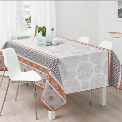 Τραπεζομάντηλο αλέκιαστο Aziza 100% πολυεστέρας διαστάσεων 150x180cm