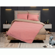 Σετ σεντόνια Rainbow υπέρδιπλα μονόχρωμα Amethyst-Smoke poly/cotton 144 κλωστών