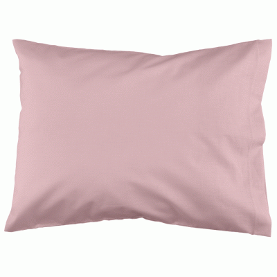 Μαξιλαροθήκες μονόχρωμες σειρά Rainbow 52x72cm poly/cotton 144 κλωστών χρώμα ροζ