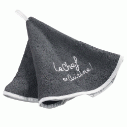 Πετσέτες κουζίνας στρόγγυλη σχέδιο Cuistot γκρι 60cm 100% cotton συσκευασία 6 τεμαχίων