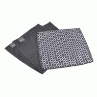 Σετ 3 τεμαχίων πανάκια microfiber Geoflower διαστάσεων 30x30cm συσκευασία των 6 σετ