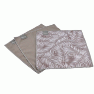 Σετ 3 τμχ πανάκια microfiber Vegetal 30x30cm συσκευασία των 6 σετ