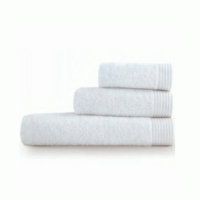 Πετσέτα μονόχρωμη σώματος 480gsm 100% βαμβάκι White διαστάσεων 70x140cm Prestige