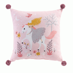 Μαξιλάρι Queen διακοσμητικό διαστάσεων 40x40cm 100% βαμβάκι