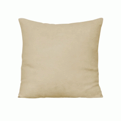 Mαξιλαροθήκη λονέτα Vitamin 45x45cm 80% βαμ-20% πολ σε χρώμα μπεζ