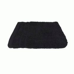 Πετσέτα μονόχρωμη προσώπου 480gsm 100% βαμβάκι Black διαστάσεων 50x90cm Prestige Πετσέτα μονόχρωμη προσώπου 480gsm 100% βαμβάκι Black διαστάσεων 50x90cm Prestige