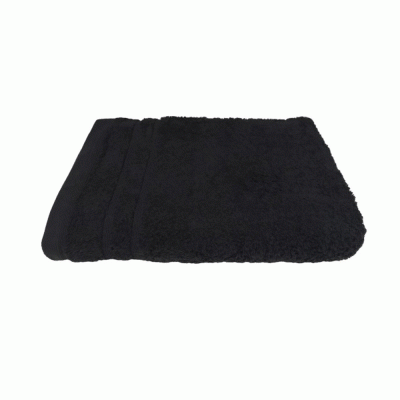 Πετσέτα μονόχρωμη σώματος 480gsm 100% βαμβάκι Black διαστάσεων 70x140cm Prestige