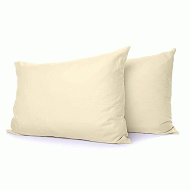Μαξιλαροθήκη σειράς Rainbow 52x72cm poly/cotton 144 κλωστών χρώμα Beige