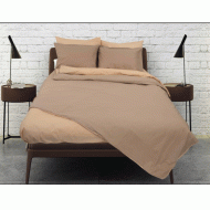 Σετ σεντόνια Rainbow μονά μονόχρωμα Smoke-Beige poly/cotton 144 κλωστών