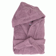Μπουρνούζι μονόχρωμο Fresh 450gsm 100%cotton με κουκούλα σε χρώμα berry νούμερο XXLarge Μπουρνούζι μονόχρωμο Fresh 450gsm 100%cotton με κουκούλα σε χρώμα berry νούμερο XXLarge