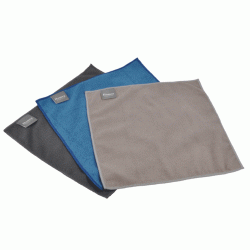 Σετ 3 τεμάχια polyester microfibre Assorted colours διαστάσεων 30Χ30cm συσκευασία των 6 σετ (18 τμχ)