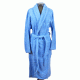 Μπουρνούζι μονόχρωμο Fresh 450gsm 100%cotton χωρίς κουκούλα σε χρώμα μπλε ραφ νούμερο Large