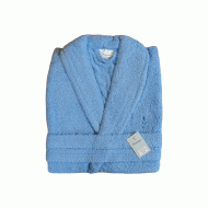 Μπουρνούζι μονόχρωμο Fresh 450gsm 100%cotton χωρίς κουκούλα σε ραφ χρώμα νούμερο XLarge