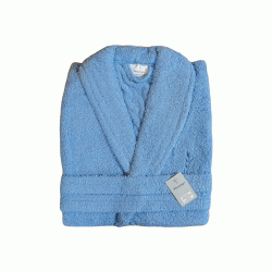 Μπουρνούζι μονόχρωμο Fresh 450gsm 100%cotton χωρίς κουκούλα σε ραφ χρώμα νούμερο Large