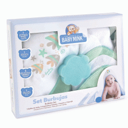 Σετ μπάνιου 6 τεμαχίων σχέδιο Βm374 85% βαμβάκι και 15% πολυεστέρας σε πράσινο χρώμα