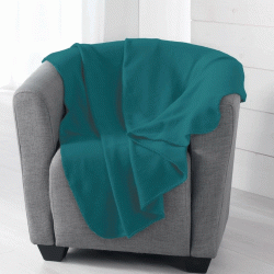 Polar fleece κουβέρτα Malou blue 100% polyester διαστάσεων 125x150cm