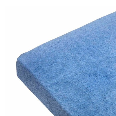Προστατευτικό στρώματος φροτέ με λάστιχο 50%cot. – 50%pol. σε μπλε χρώμα διαστάσεων 100x200+25cm