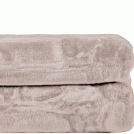 Κουβέρτα μονόχρωμη μπεζ "Velvet" 550 grm/m2 100% πολυεστέρας διαστάσεων 220x240cm Κουβέρτα μονόχρωμη μπεζ "Velvet" 550 grm/m2 100% πολυεστέρας διαστάσεων 220x240cm
