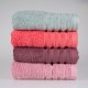 Πετσέτα πενιέ προσώπου Olympus 550 gsm 100% cotton σε ροζ χρώμα διαστάσεων 50x90cm