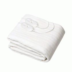 Κουβέρτα ηλεκτρική πλενόμενη διπλή διαστάσεων 160x140cm με 3 κλίμακες θερμοκρασίας από 100% πολυεστέρα με δύο τηλεχειριστήρια 