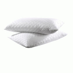 Μαξιλαροθήκες χύμα καπιτονέ διαστάσεων 50x70cm σε λευκό χρώμα