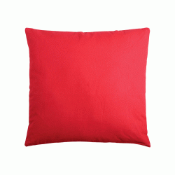 Mαξιλαροθήκη Irma διαστάσεων 45x45cm σε κόκκινο χρώμα 80% cot-20% pol