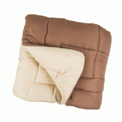 Πάπλωμα διπλής όψης Bi color με γέμισμα σιλικονούχα ίνα 100% microfiber Moca-Beige διαστάσεων 160x240cm