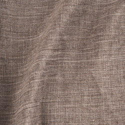 Κουρτίνα Cationic 140x260cm έτοιμη ραμμένη με κρίκους 100% πολυεστέρα σε χρώμα Taupe