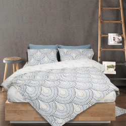 Σετ σεντόνια Oriental 80% cotton-20% polyester διαστάσεων 240x260cm υπέρδιπλο