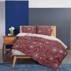 Σετ σεντόνια εμπριμέ Carmine 80% cotton-20% polyester μονό διαστάσεων 160x260cm