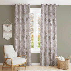 Κουρτίνα Cocoon beige 140x260cm ζακάρ έτοιμη ραμμένη με κρίκους 100% πολυεστέρας