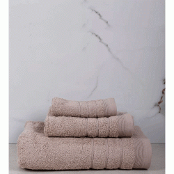 Πετσέτες 4 τεμάχια Lavetes 480gsm διαστάσεων 30Χ30cm σε μπεζ χρώμα 100% cotton