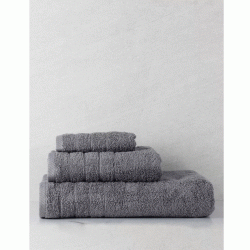 Πετσέτες 4 τεμάχια Lavetes 480gsm διαστάσεων 30Χ30cm σε Γκρι  χρώμα 100% cotton