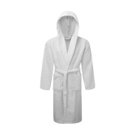 Μπουρνούζι Fresh 450gsm 100%cotton με κουκούλα σε χρώμα λευκό νούμερο XL Μπουρνούζι Fresh 450gsm 100%cotton με κουκούλα σε χρώμα λευκό νούμερο XL