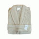 Μπουρνούζι μονόχρωμο Fresh 450gsm 100%cotton χωρίς κουκούλα σε μπεζ νούμερο XLarge