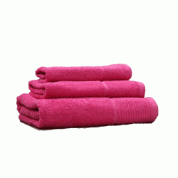 Πετσέτα μονόχρωμη χεριών 480gsm 100% βαμβάκι Fuchia διαστάσεων 30x50cm Prestige