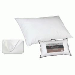 Μαξιλάρι ύπνου με φυτίλι περιμετρικά διαστάσεων 50x70cm σε χρώμα λευκό