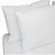 Μαξιλάρι ύπνου με φυτίλι περιμετρικά διαστάσεων 50x70cm σε χρώμα λευκό