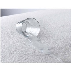 Αδιάβροχο προστατευτικό στρώματος επάνω πλευρά φροτέ κάτω πλευρά αδιάβροχο διαστάσεων 160x200cm+35cm