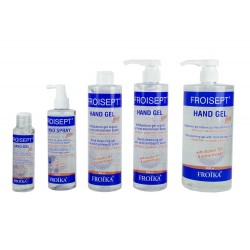 Ήπιο αντισηπτικό Gel χεριών Froika Froisept Hand Plus με 70% Αλκοόλη 50ml