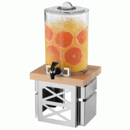 Διανεμητής χυμού ATRAX 5 λίτρα inox satine με οξιά