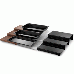 Ασύμμετρα STEP 20cm Kit 3 τεμαχίων μαύρο High Gloss