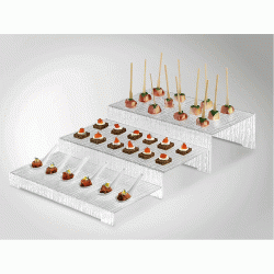 Ασύμμετρα STEP 20cm Kit 3 τεμαχίων ανάγλυφο διαφανές