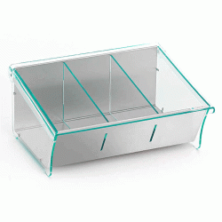 Organizer καφέ 33cm PREMIUM 3 θέσεων διαστάσεων 33x20x12