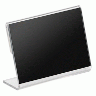 Κιτ σήμανσης "L" 1όψης 4x6cm καρτοθήκη Plexiglass με κλίση με μαύρη κάρτα σε συσκευασία 6τμχ Κιτ σήμανσης "L" 1όψης 4x6cm καρτοθήκη Plexiglass με κλίση με μαύρη κάρτα σε συσκευασία 6τμχ