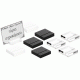 Βάση κάρτας πλακίδιο Plexiglass σετ 3τμχ σε χρώμα μαύρο